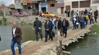 6.5 مليون جنيه تكلفة طريق تبادلي جديد على ترعة السويس في الإسماعيلية.صور