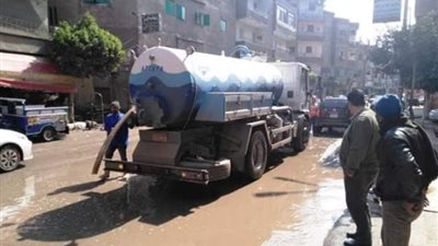 تكثيف أعمال شفط مياه الأمطار وإزالة أثاره وعزل أعمدة الإنارة بالشرقية