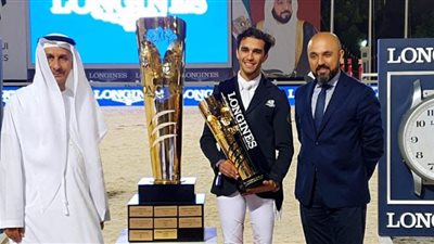 الفارس محمد زيادة يحقق إنجازا.. بالفوز بذهبية بطولة الجائزة الكبرى بالإمارات
