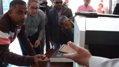 وزير الآثار يفتتح بوابات الهوية البصرية بمعبد الأقصر .صور
