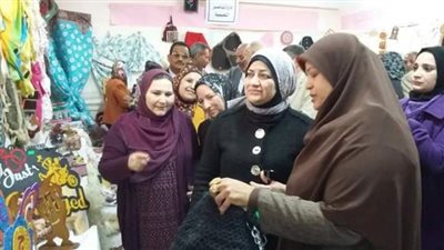 افتتاح المعرض السنوي للمدرسة المنتجة ببنى سويف.صور