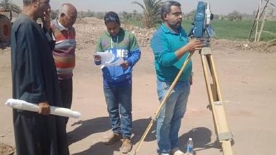 تمهيد طرق العصارة ونصر الله والعشى بالزينية شمال الأقصر