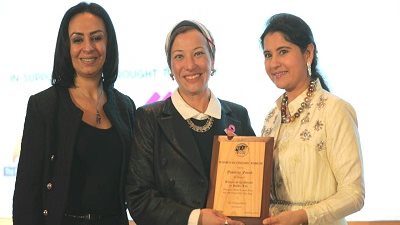 المنتدى الاقتصادي للمرأة يكرم وزيرة البيئة على دورها الريادى