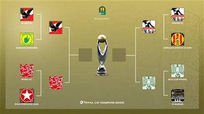 لأول مرة فى تاريخ بطولات أفريقيا .. المربع الذهبى بين 4 فرق من بلدين فقط