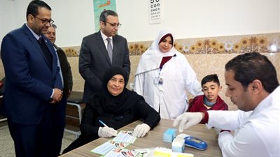 نائب محافظ الغربية يتابع مبادرة المسح الطبي للأنيميا والسمنة لطلاب الإبتدائى