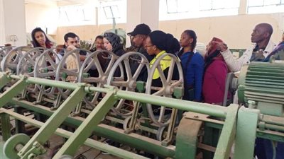 وفد دولي زراعي يزور مركز التنمية المستدامة ووادي الخروبة بمطروح .صور