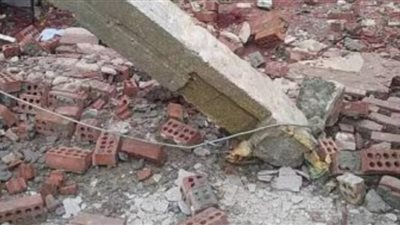 مصرع ٧ بينهم ٣ اطفال في انهيار عقار في ١٥ مايو بسبب الطقس السيء
