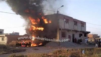 خسائر الأمطار في سوهاج .حريق يلتهم شاب ومصرع أخر فى تصادم وسقوط حائط على طفلة