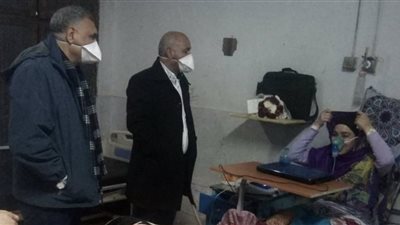 وكيل وزارة الصحه بالغربيه يقوم بزيارة تفقدية لمستشفى الحميات بطنطا ويعلن الطوارئ
