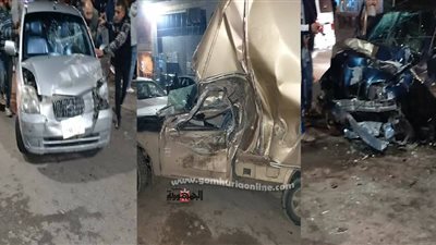 حادث مروع بكورنيش العصافرة بسبب السرعة الزائده صور