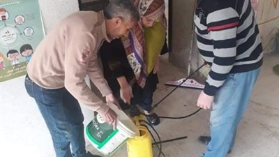 تطهير وتعقيم مدارس كفر الشيخ.. صور
