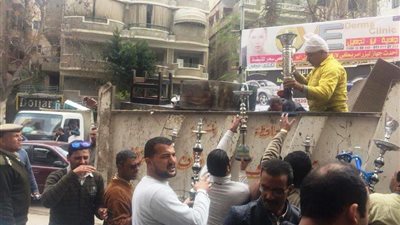 حملات لمصادرة الشيشة من الكافيهات والمحال العامة بالشرقية