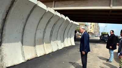 افتتاح شارع الرياح التوفيقي تمهيدا لافتتاحه للمواطنين