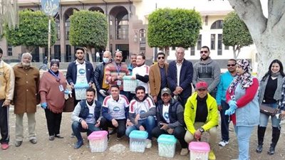 مستقبل وطن الإسماعيلية يطلق حملة تطهير للوقاية من كورونا .صور