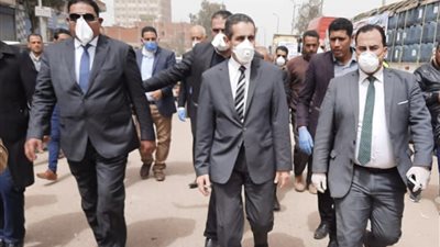 رحمى يقرر تدابير احترازية لمواجهه كورونا .. بعد تبرع رجال الأعمال ب 4 طن مواد مطهرة ببسيون