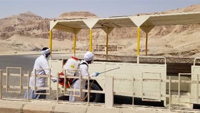 وزيري : استمرار تعقيم وتطهير المواقع الأثرية والمتاحف طوال فترة الغلق