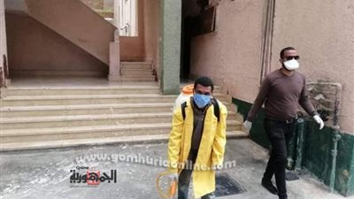حملة تطهير ضد كورونا على منشآت بنى سويف الجديدة