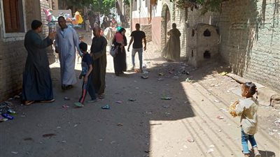 فض سوق قرية الروافعة الأسبوعى بالبياضية جنوب الأقصر