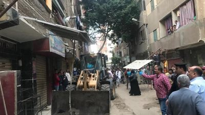 الجيزة تزيل أكبر سوق عشوائي بالهرم و3 اسواق ببولاق الدكرور