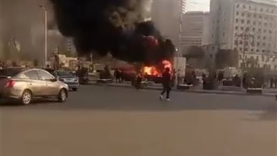 السيطرة على حريق مفاجئ فى ميدان التحرير