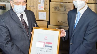 سفير الصين: أثق بأن المساعدات الطبية تخدم مكافحة كورونا في مصر.. صور