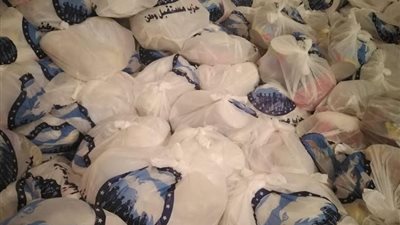 مستقبل وطن يوزع 8 الاف شنطة مواد غذائية على العمالة غير المنتظمة وأسرهم بالوادي الجديد