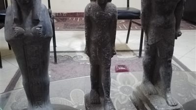 ضبط ٣ قطع اثريه بحوزة ٣ متهمين بابو تشت