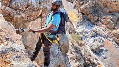 خليفة الغافري: تسلق الجبال رياضتي المفضلة.. وأنصح بها المغامرون