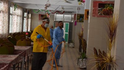 غداً.المدن الجامعية بالسادات تستقبل أولى دفعات الحجر الصحي للعائدين من الخارج.صور