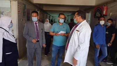 صحة أسيوط تفاجئ أعمال فحص وتعقيم مستشفى ساحل سليم المركزى .صور