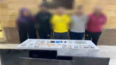 امن القاهرة تضبط تشكيل عصابى لسرقة المواطنيين من امام البنوك