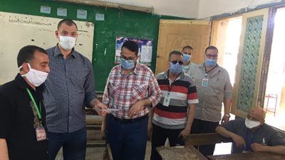 مدير تعليم الغربية خلال تفقده كنترول الشهادة الإعدادية: النتيجة منتصف يوينو