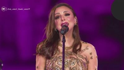 أنغام تتألق بحفل عيد الفطر بمسرح الصوت والضوء بمصاحبة المايسترو هانى فرحات
