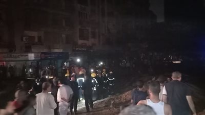انفجار ماسورة غاز بالمطرية ومحافظ ومدير امن القاهرة يتابع عمليات الإطفاء- صور
