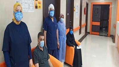خروج 10 متعافين من مستشفى العزل بإسنا جنوب الأقصر بعد تعافيهم من فيروس كورونا