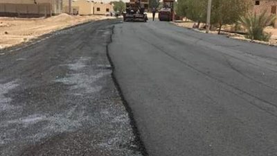 8 مليون جنيه لتطوير طرق ومداخل باريس في الوادى الجديد