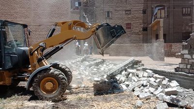 حملة مكبرة لمنع التعديات على الاراضى الزراعية بطهطا..صور