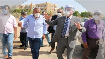 فوده يقوم بجولة ميدانية بمدينة طور سيناء