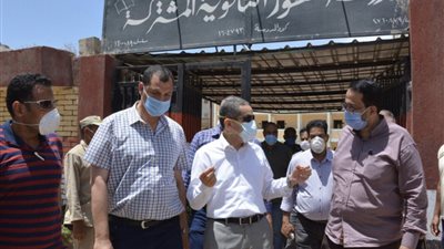 محافظ الغربية : 7 لجان جاهزة لاستقبال طلاب الثانوية العامة بقطور