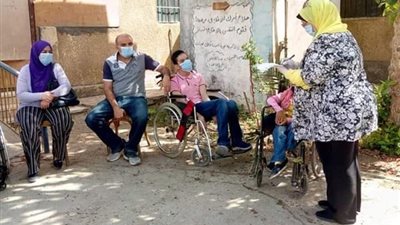 لجنه طبية ومرافق تربوى لطلاب الثانوية العامة من ذوى الاحتياجات الخاصة
