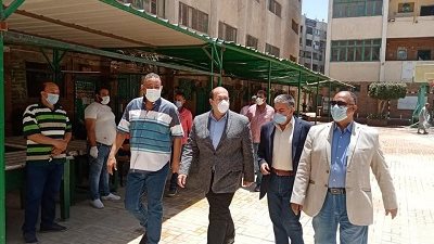 نائب محافظ الجيزة يتابع الأستعدادات النهائية لمارثون الثانوية العامه بالعمرانية