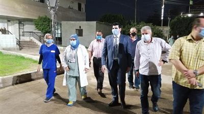 بالصور .. نائب محافظ الشرقية يتفقد مستشفى ابو كبير المركزي