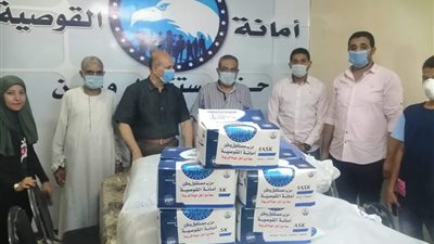 مستقبل وطن القوصية يساهم في دعم المستشفى المركزي ( قسم العزل) بأجهزة طبية وادوات تعقيم لمكافحة فيروس كورونا
