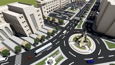 تطوير ميدان المحطة بطنطا بتكلفة 8 مليون جنيه