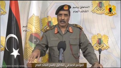 سلاح الجو الليبى يدمر 32 آلية مسلحة تتبع ميليشيات الوفاق