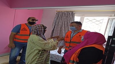 القباج توجه بإنقاذ سيدة مسنة تخلى عنها ابنها وتركها في الشارع بلا مأوى