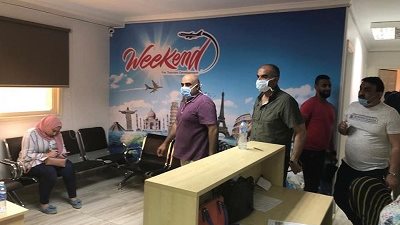 رصد اعمال بناء مخالف وشركه سياحه تمارس النشاط بدون ترخيص بالدقي