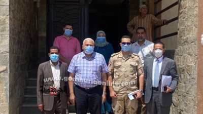 رئيس جامعة السادات يتسلم استراحة ادارة الجامعة بعمارات دار مصر