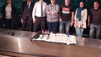 ضبط ألمانى يحاول تهريب سلاح ناري ومواد مخدرة بالمطار
