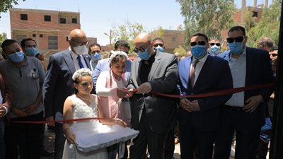 محافظ بني سويف يفتتح قسم الحضانات بوحدة مازورة الصحية